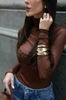 BLUSA GOLA ALTA TULE