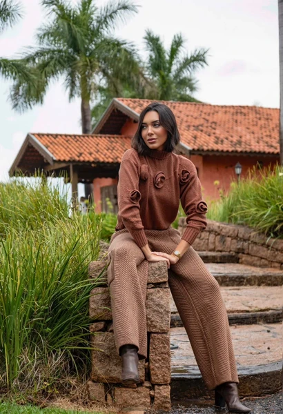 CALÇA TRICOT HELOISA