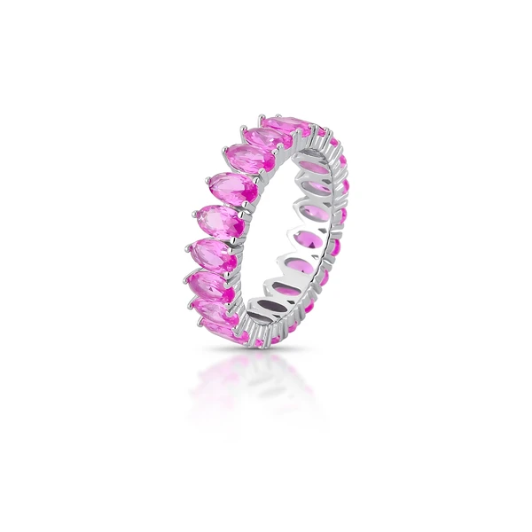 Anel pequeno pedra oval 3 garras contorno 5mm - Elegante Presente Feminino