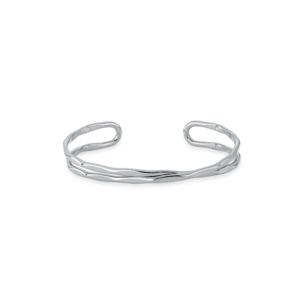 Bracelete Feminino Aberto ? Design Orgânico Minimalista