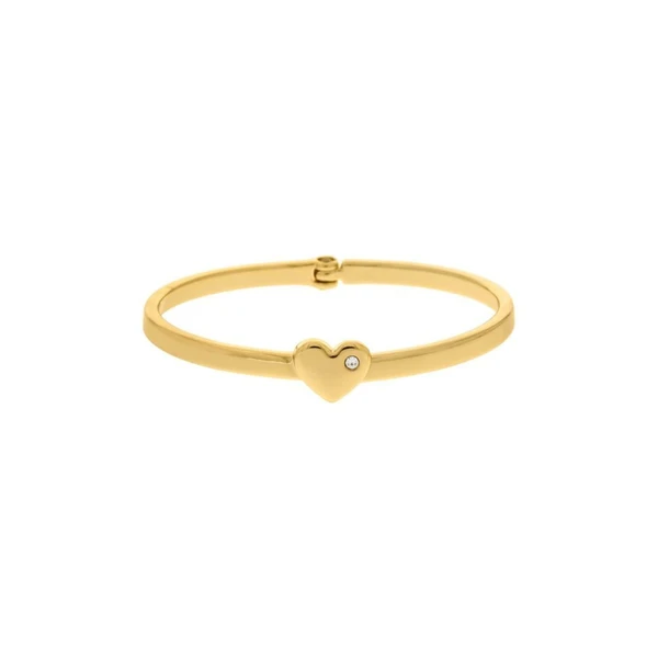 Bracelete Feminino coração mãe e filha Dourado Banhado a Ouro 18k Elegante Presente Feminino