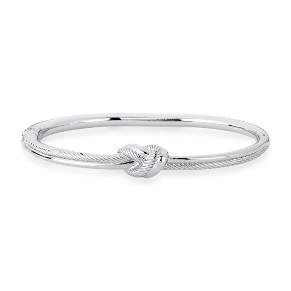 Bracelete Feminino nó Dourado Banhado a Ouro 18k Elegante Presente Feminino