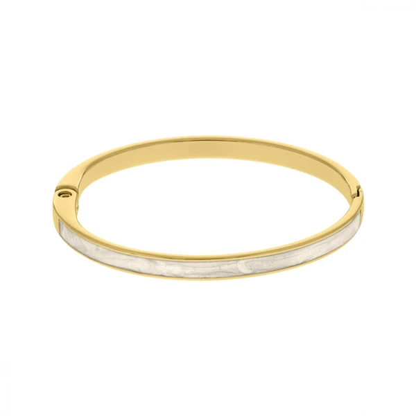 bracelete com resina colorida Dourado Banhado a Ouro 18k Elegante Presente Feminino