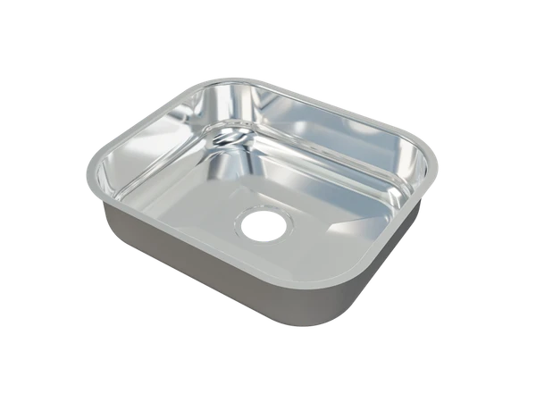 Cuba de aço inox para cozinha N03R Brilhante