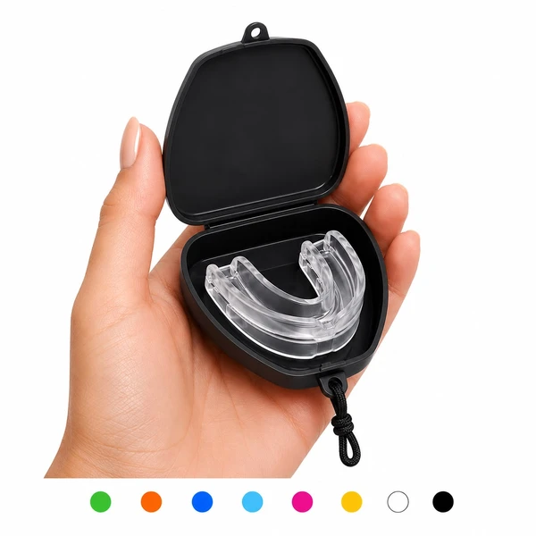 Placa Bucal Oral Moldável Anti Ronco e Bruxismo Stop Snoring com Case Draik