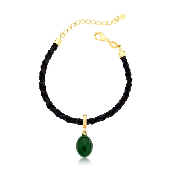 Pulseira Couro Trançado Melancia Pingo Doce