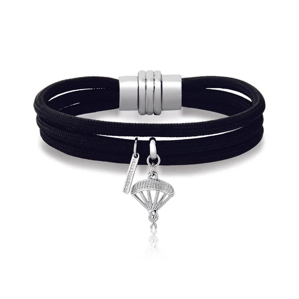 Pulseira Esportes Radicais Revestida em Metal Prateado