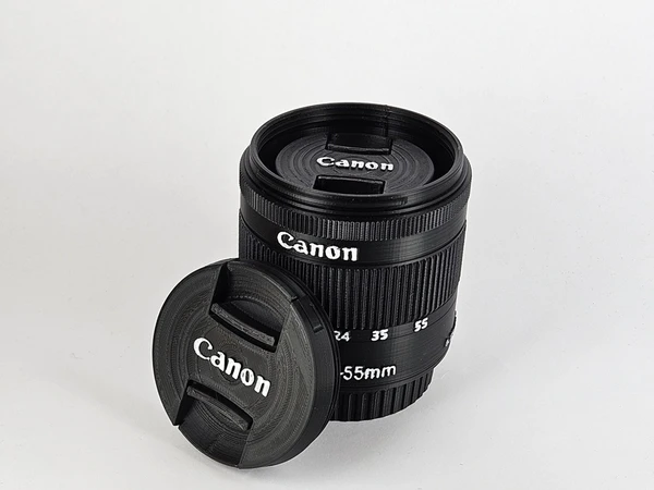 Recipiente para quardar Objetos, Lente Canon