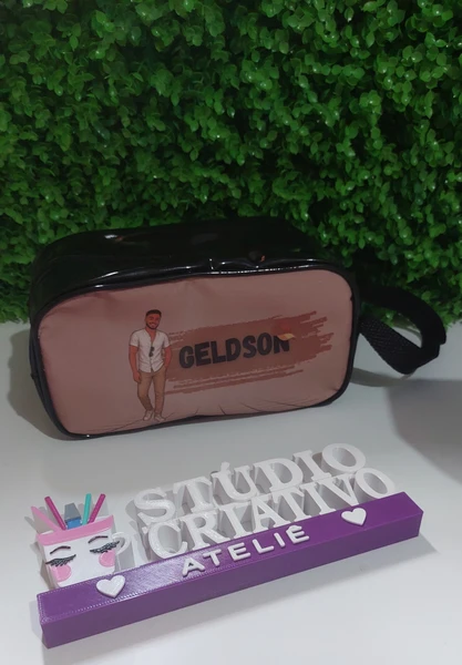 Necessaire Masculina Personalizada (Enviei seu Tema)