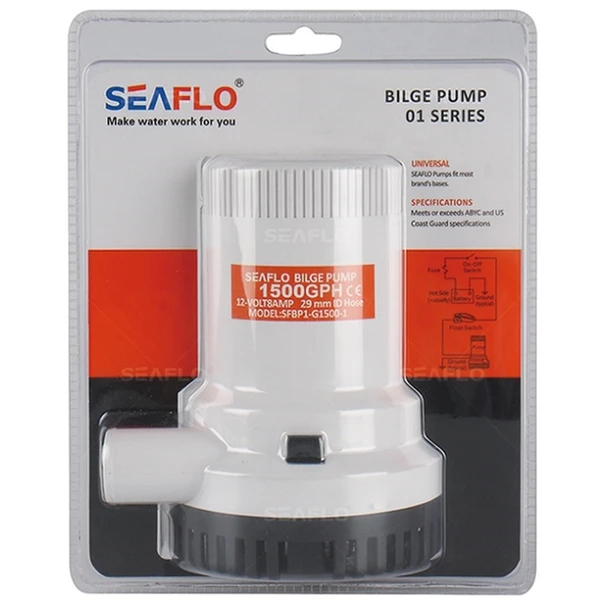 Bomba De Porao Seaflo 1500gph 24v 4a Barco Lancha Original