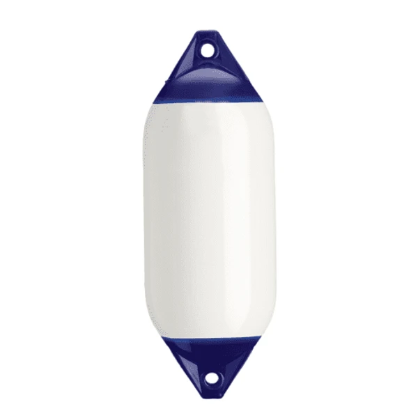 Defensa F6 Branca Topos Azul 25.4x109.2cm / 10x43