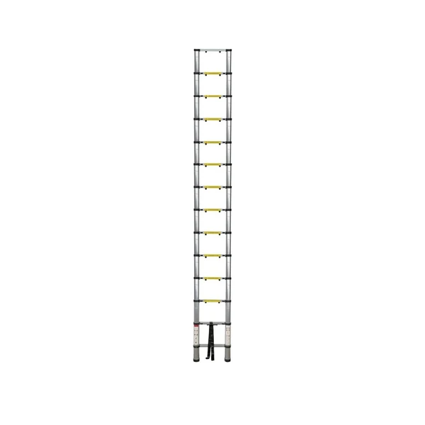 Escada Telescópica Inox Retrátil Multifuncional 11 Degraus