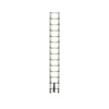 Escada Telescópica Inox Retrátil Multifuncional 7 Degraus