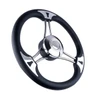 Volante 343mm Inox S316 6 Raios C/ Capa De Borracha Seariver