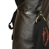 Avental de Couro Premium PRETO c/ Bolsão - Churrasco - Moonshine