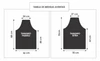 Avental do Churrasqueiro  -  Couro Preto - SMOKY -