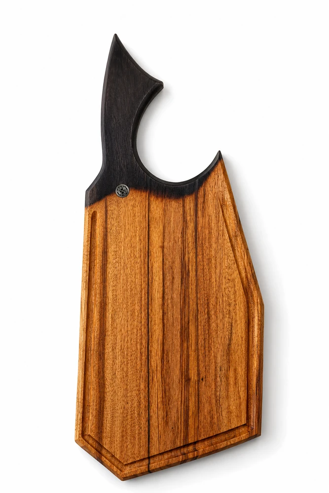 Tábua de Churrasco GIGANTE (65x28cm) MADEIRA NOBRE - CUTELLA VIKING