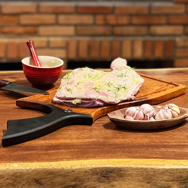 Tábua de Churrasco Grande 60x24cm Madeira Premium LA BESTTIA ORIGIN
