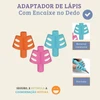 ADAPTADOR PARA LÁPIS COLORJOY LEO&amp;LEO 3 UNIDADES