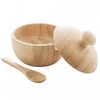 Açucareiro de bambu com colher Verona Lyor 10x10x8