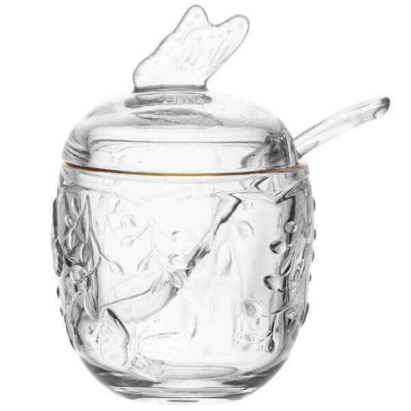 Açucareiro de cristal New Butterfly com fio de ouro Lyor 250 ml