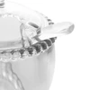 Açucareiro de cristal com colher Pearl Wolff 10x10x11