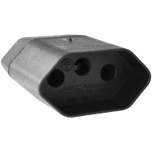 Adaptador reverso preto 1 peça