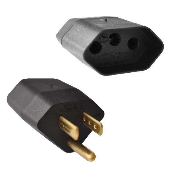 Adaptador reverso preto 1 peça