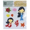 Adesivo em gel para vidros - menina