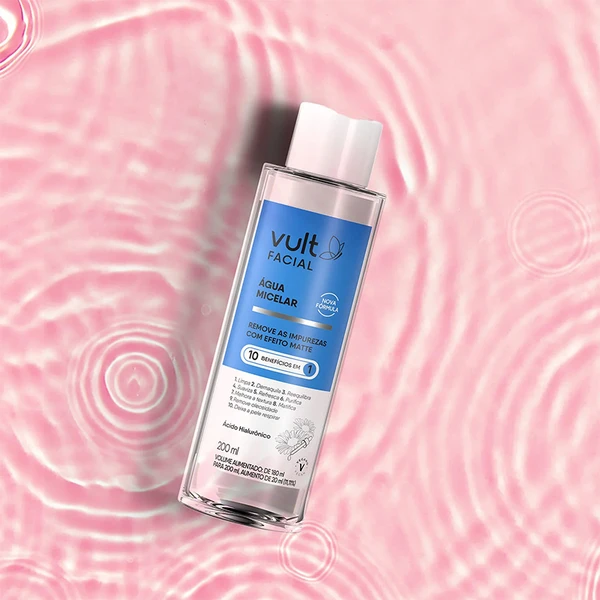 Água micelar 10 em 1 Vult 200 ml