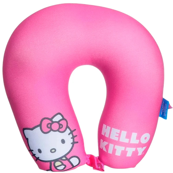 Almofada de pescoço para viagem Hello Kitty Sanrio Zona Criativa