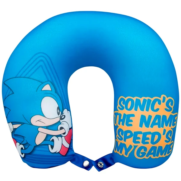 Almofada de pescoço para viagem Sonic the Hedgehog Zona Criativa