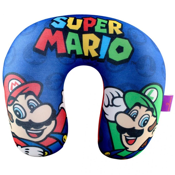 Almofada de pescoço para viagem Super Mario Nintendo Zona Criativa