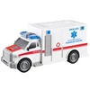 Ambulância em miniatura com luz e som à fricção 1:20