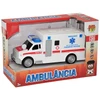 Ambulância em miniatura com luz e som à fricção 1:20