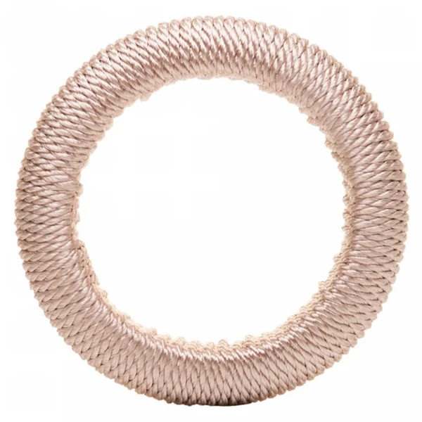 Anel porta guardanapo Tressê bege Lyor 5,5 cm 4 peças
