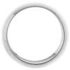 Anel porta guardanapo de aço inox Circle prata Lyor 4,5 cm 4 peças