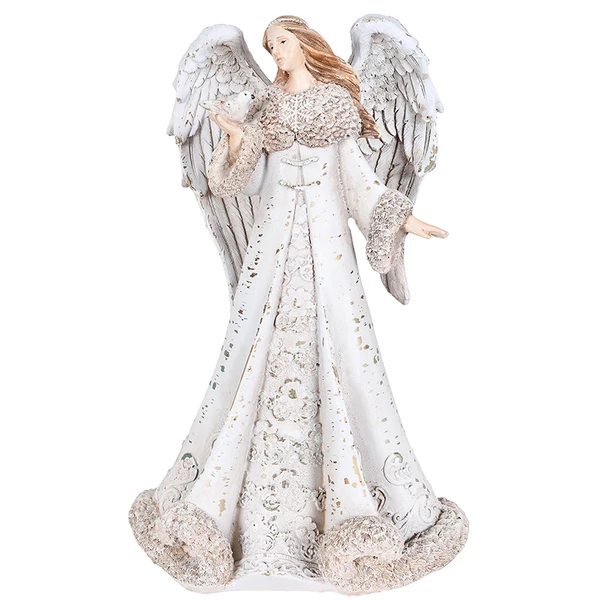 Anjo decorativo em resina Grillo 14,5x24,5