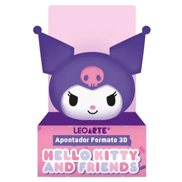 Apontador com Coletor Hello Kitty e Amigos 3D