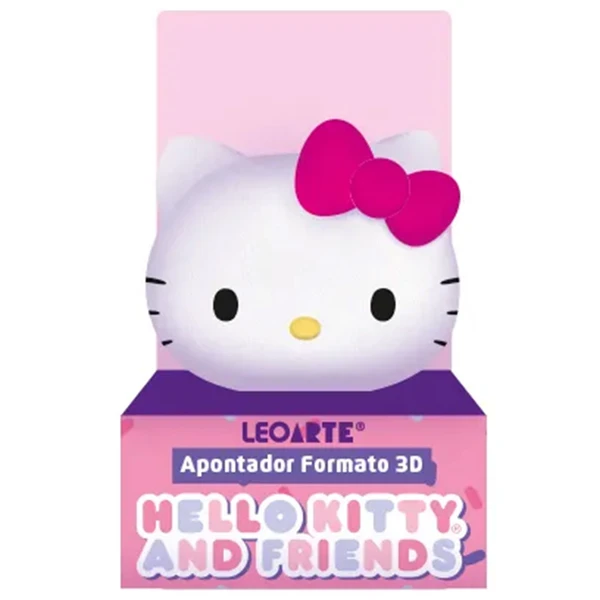 Apontador com Coletor Hello Kitty e Amigos 3D