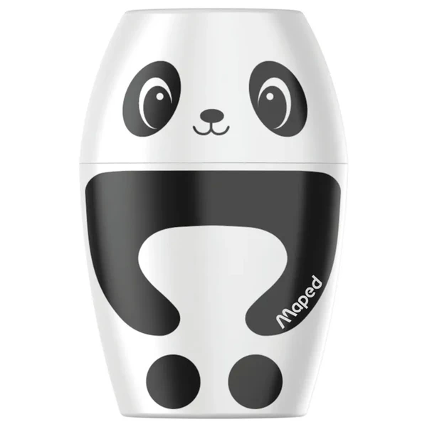 Apontador de lápis com 1 furo Shakky Pinguim ou Panda Maped