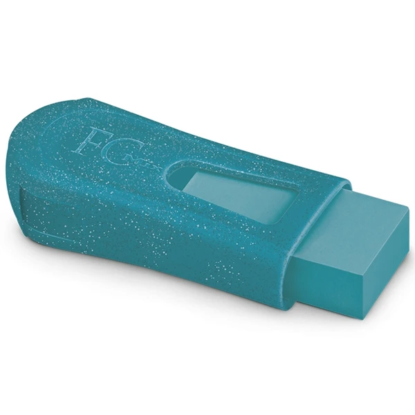 Apontador de lápis com borracha FC Mix Glitz Faber-Castell