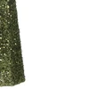 Árvore de Natal cone aramado verde com glitter e fio de fada à pilhas 60 cm