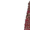 Árvore de Natal cone com fibras naturais e mini berry 40 cm