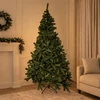 Árvore de Natal verde com base metálica 1750 galhos 2,70 metros