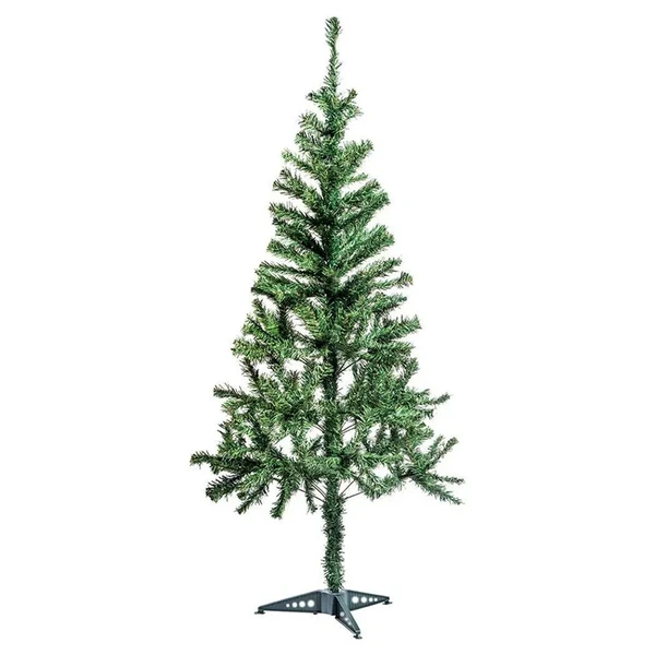 Árvore de Natal verde com base plástica 200 galhos 1,50 metros
