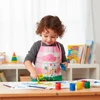 Avental escolar infantil Jardim Leo&amp;Leo