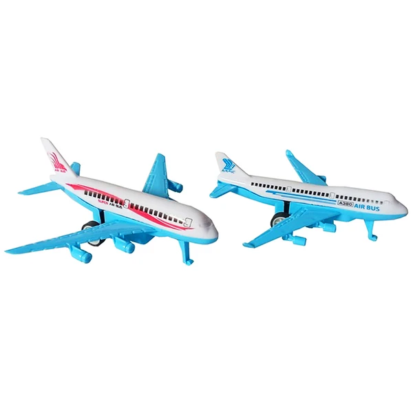 Avião de brinquedo com rodinhas 2 unidades