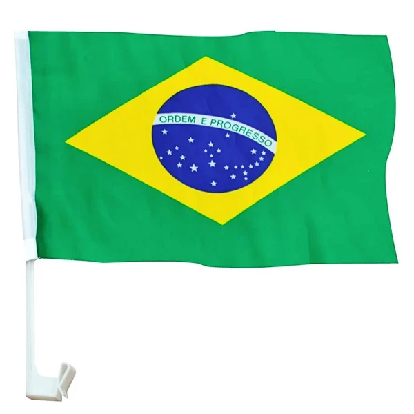 Bandeira do Brasil para carro 43x31