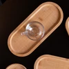Bandeja de bambu Nature oval Lyor 24x11x1,5